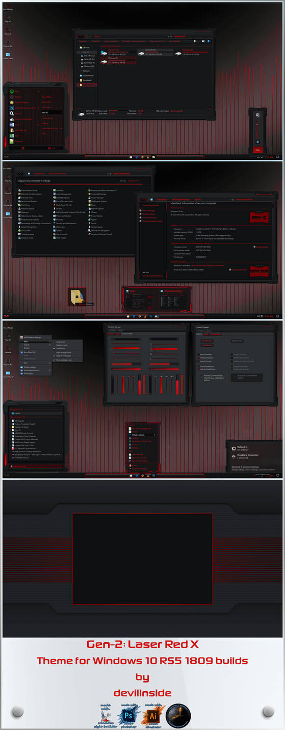 Gen-2 Laser Red X by devillnside