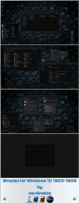 Simplex for Windows 10 1909/1903 by devillnside, visual art