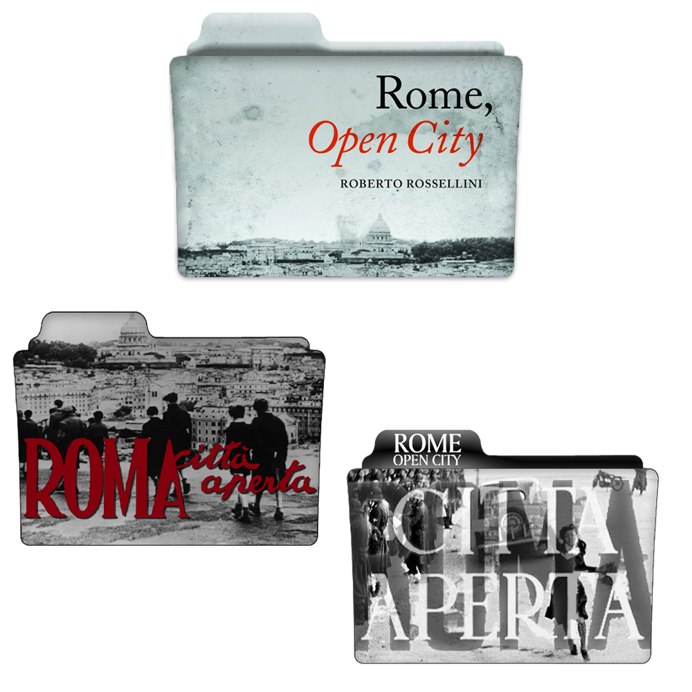 Rome, Open City Folder Icon Set by Dirt290x on DeviantArt