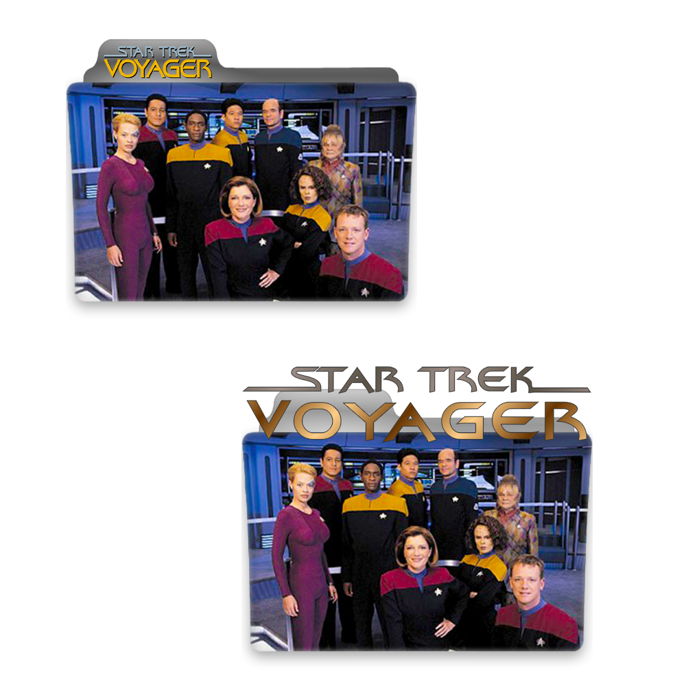 Star Trek Voyager Folder Icon Set by Dirt290x on DeviantArt