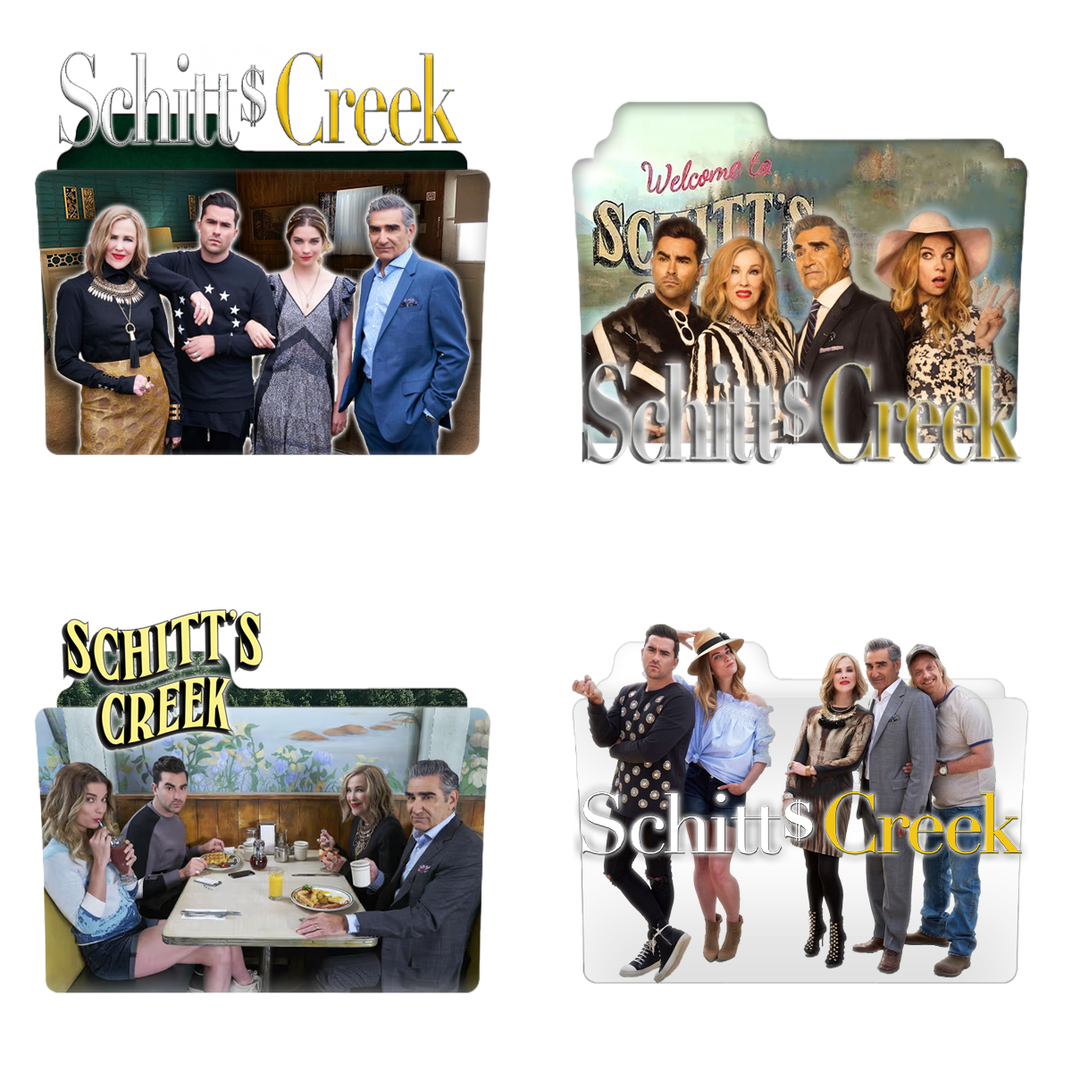 Schitt's Creek Folder Icon Set by Dirt290x on DeviantArt