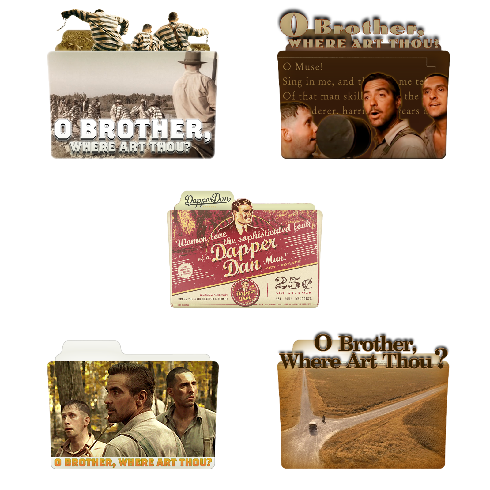 O Brother, Where Art Thou? Folder Icon Set by Dirt290x on DeviantArt