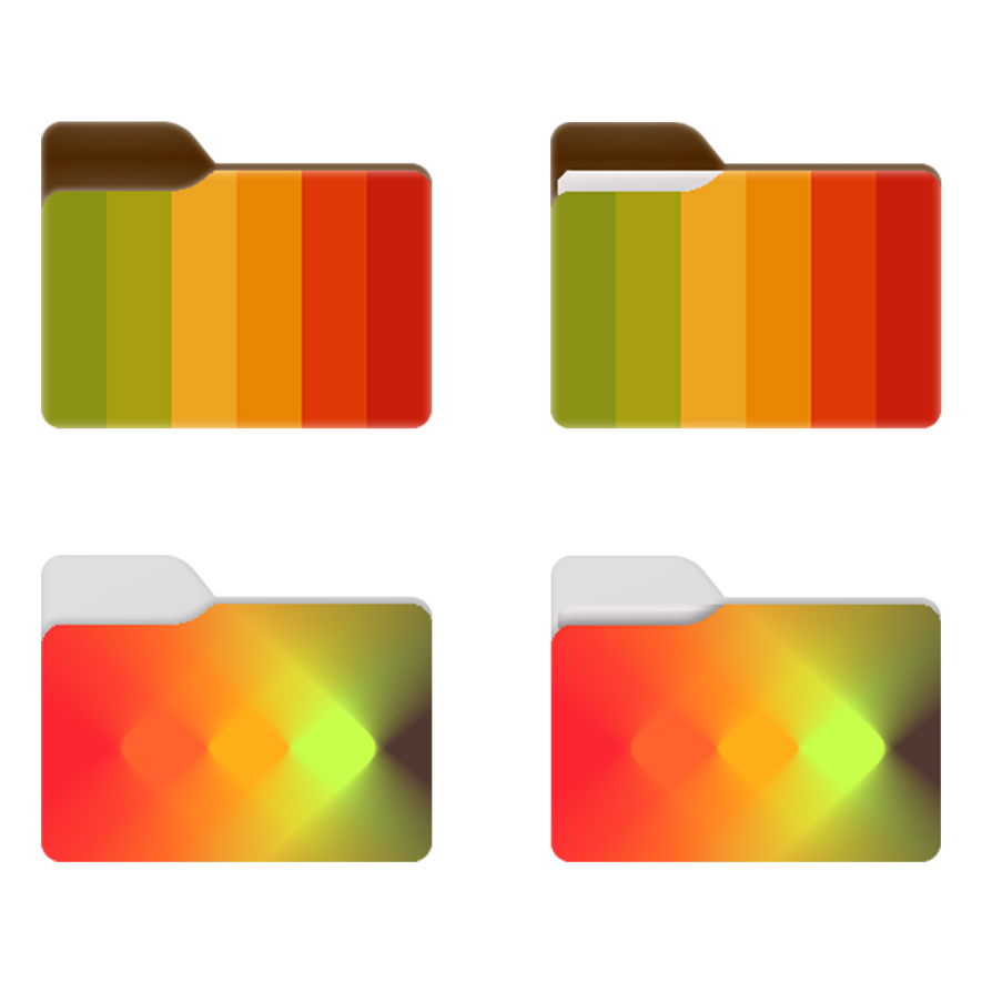 Fall Colors Folder Set Windows 11 by Dirt290x on DeviantArt