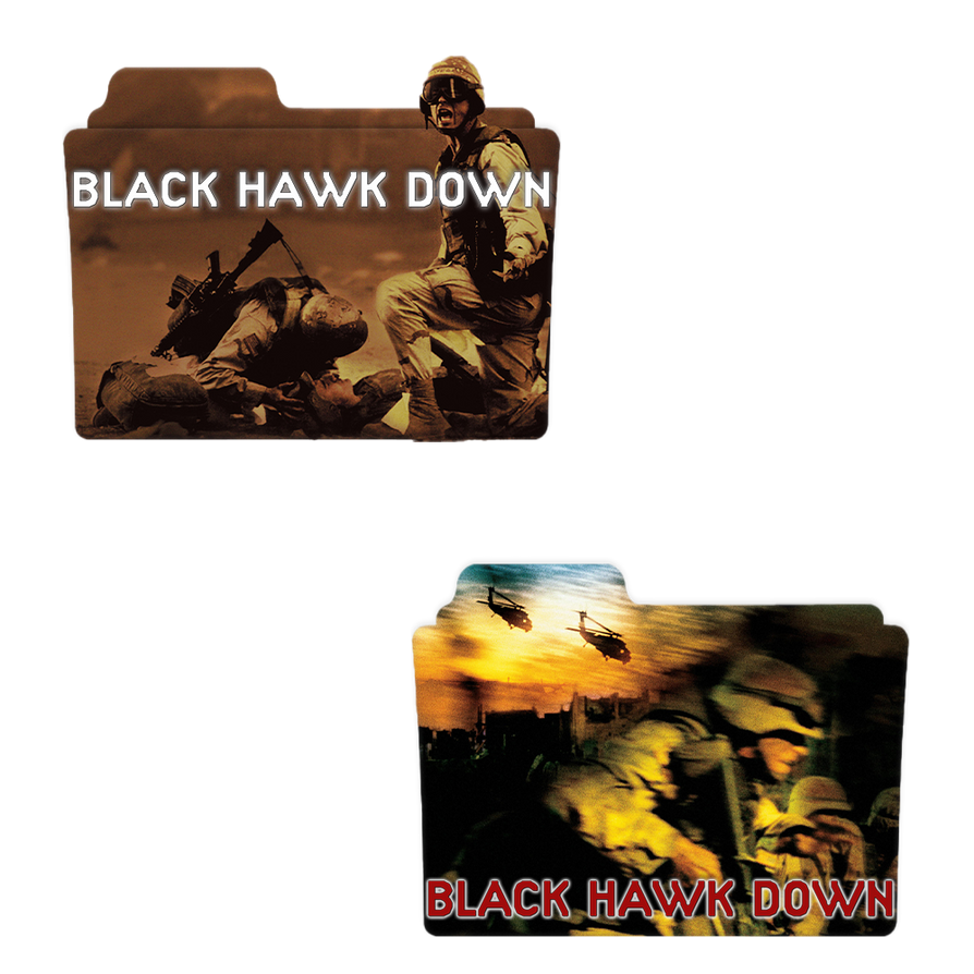 Black Hawk Down Folder Icon Set by Dirt290x on DeviantArt