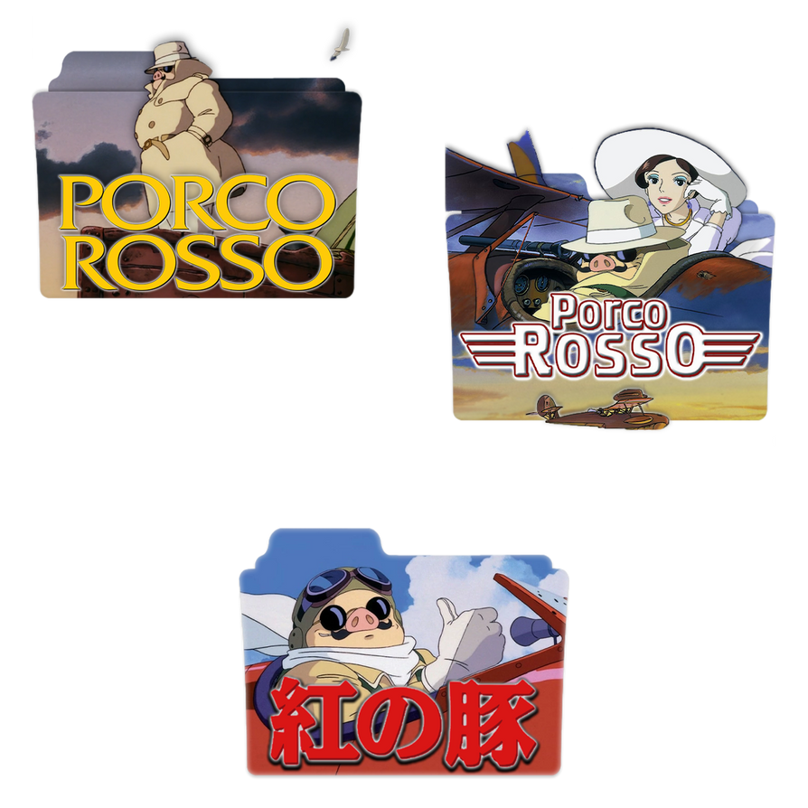 Porco Rosso Folder Icon Set by Dirt290x on DeviantArt