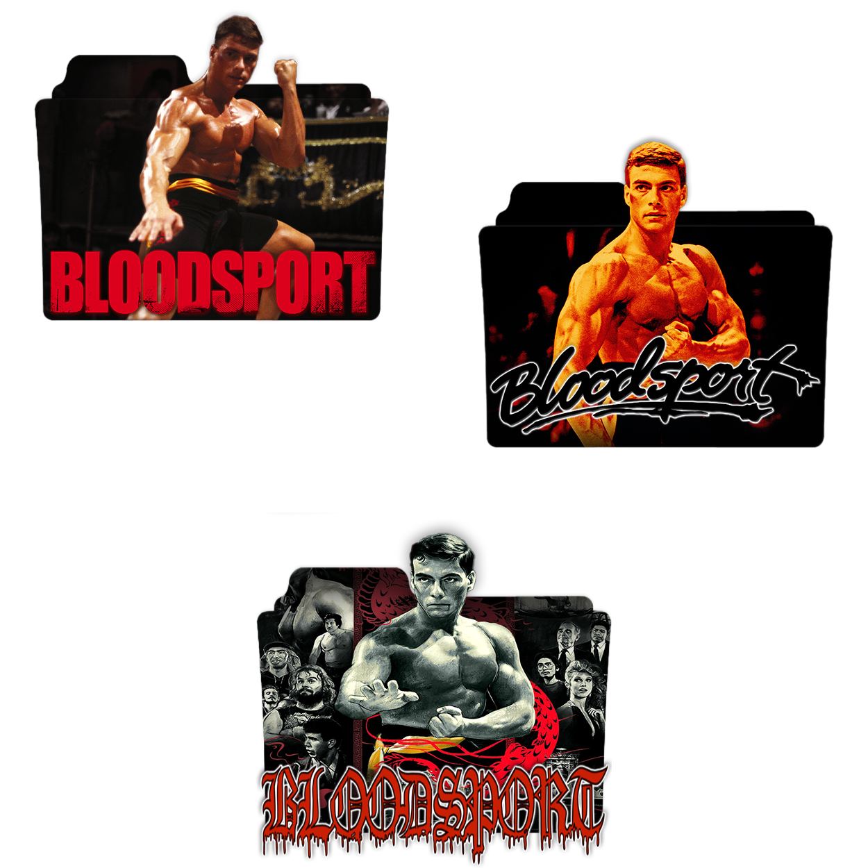 Bloodsport 1988 Folder Icon Set by Dirt290x on DeviantArt