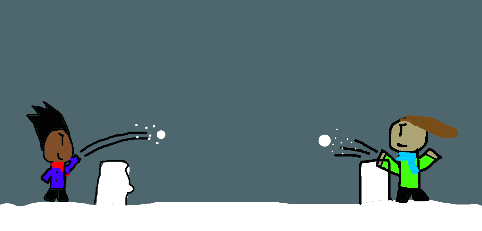 Snowball fight! by MynameisandretheE2 on DeviantArt