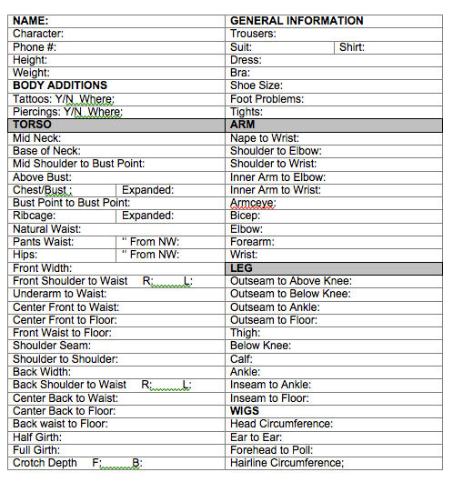 Measurement Sheet by LORD-BIG-DOGGIE on DeviantArt