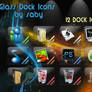 Dock Glass Icons