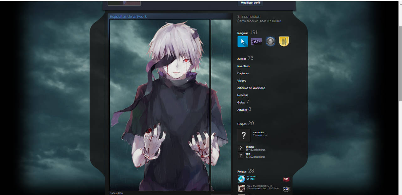 Steam Profile Design Kaneki Ken By Svmurai On Deviantart Steam Profile Design Kaneki Ken By Svmurai On Deviantart