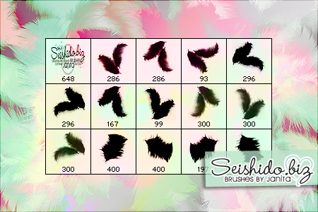 FREE Fluffy Feather Brushes