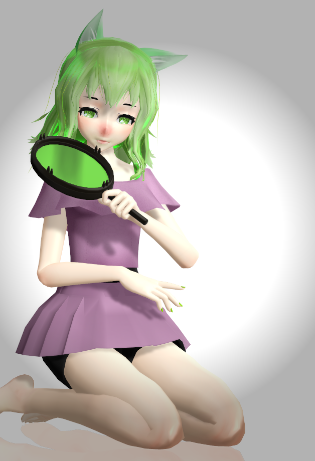 [MMD] Copycat Gumi DL DOWN by yuyuchanHD on DeviantArt