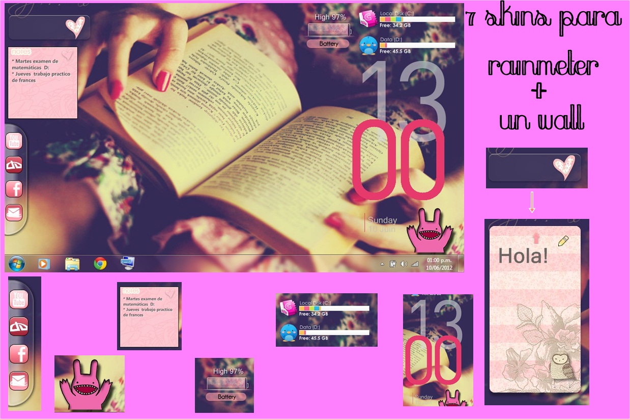 Pack 7 Skins Para Rainmeter By Byaanieditions On Deviantart Pack 7 Skins Para Rainmeter By Byaanieditions On Deviantart