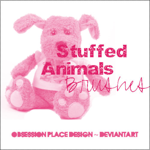 stuffed animals Brushes by ObsessionPlaceDesign on DeviantArt