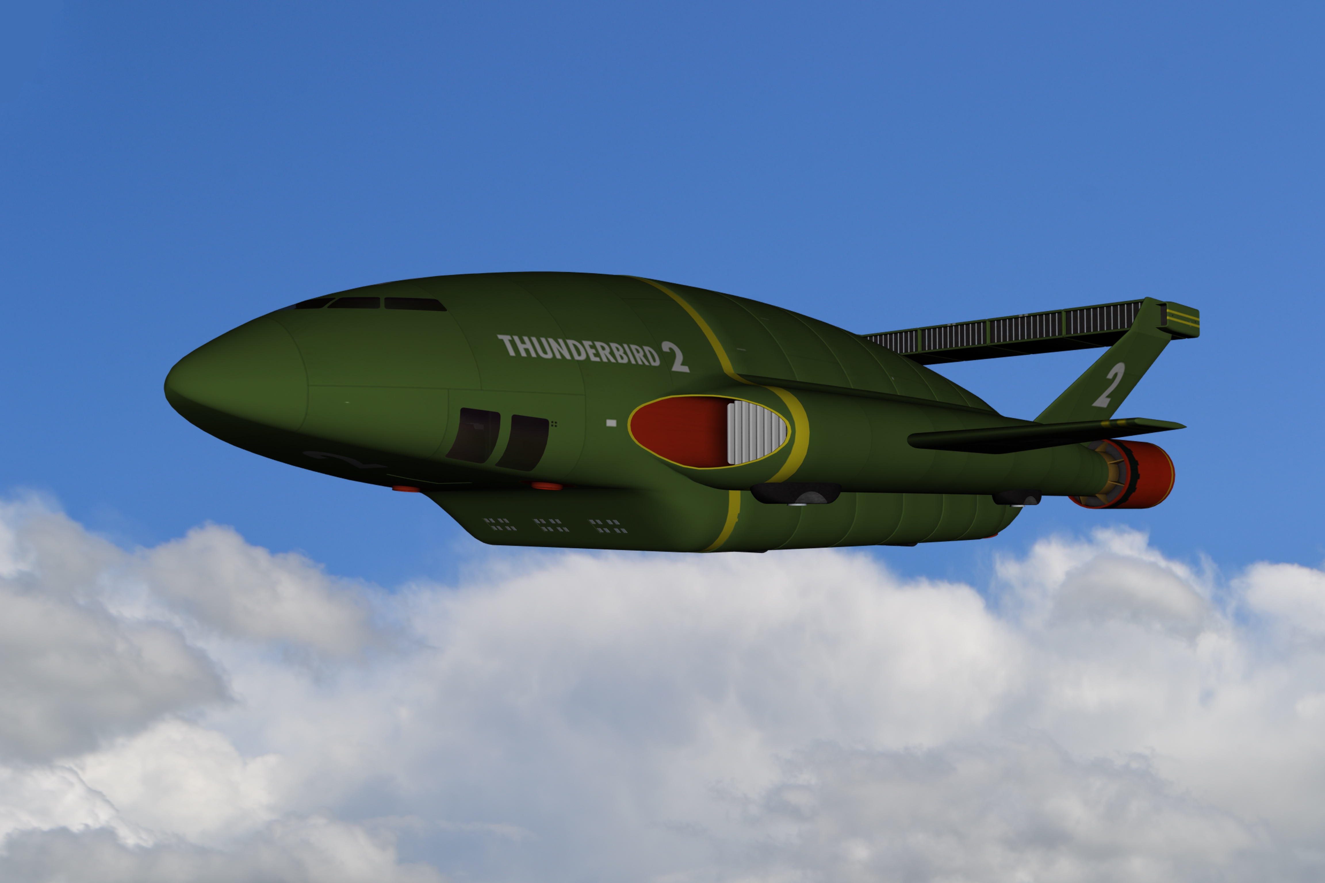 Thunderbird 2 Test animation by PUFFINSTUDIOS on DeviantArt