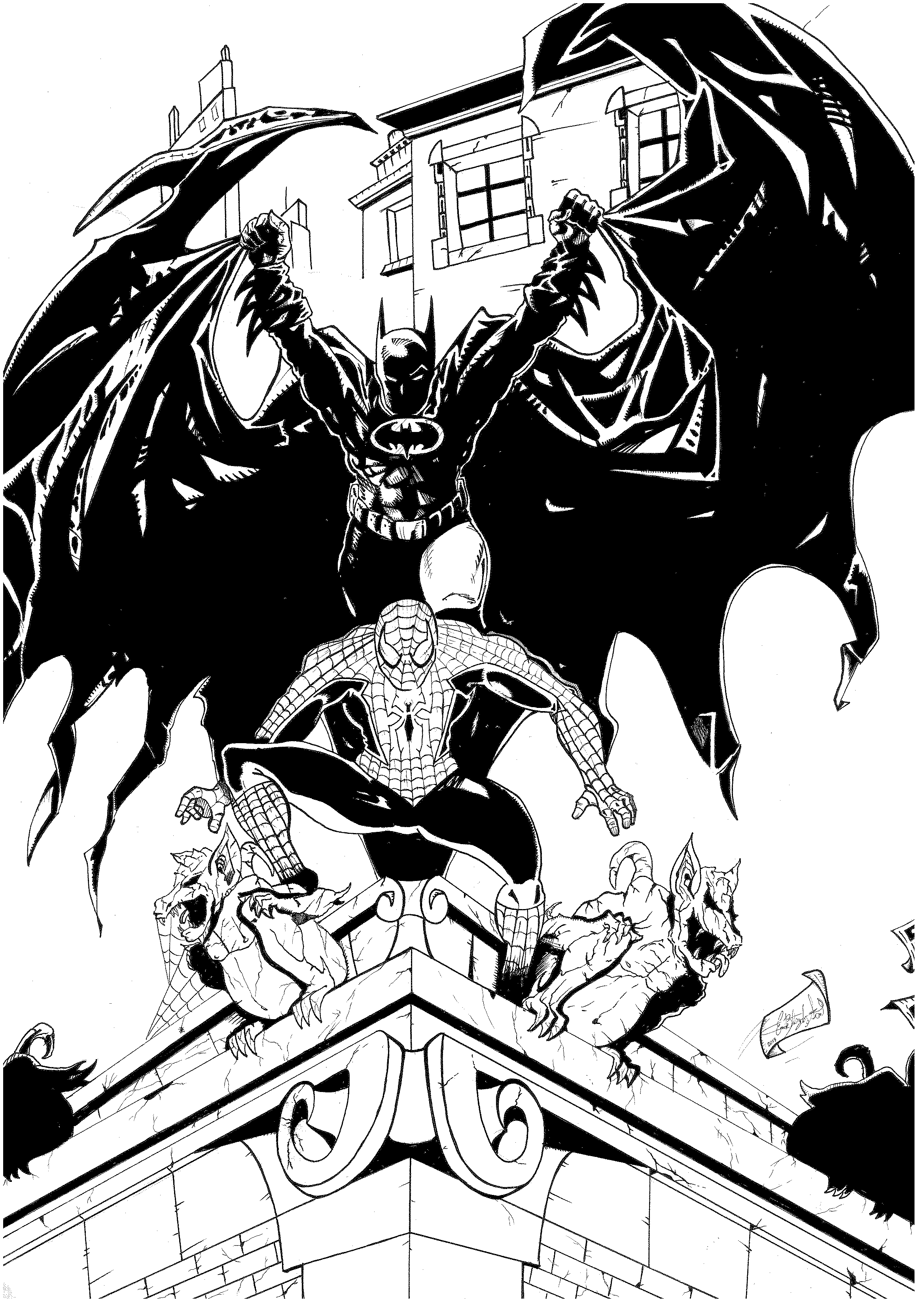 BATMAN AND SPIDERMAN by KingErik9 on DeviantArt