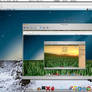OS X Mountain Lion Task bar (White) For Windows 7