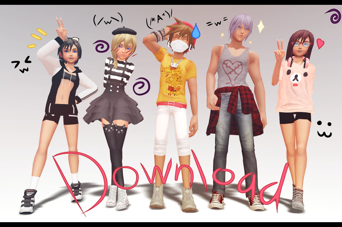 Casual Outfit DL [Thanks for 50 watchers] by Red-Paeken on DeviantArt