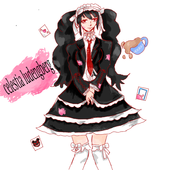Celestia Ludenberg By Beboobopbop On Deviantart Celestia Ludenberg By Beboobopbop On Deviantart