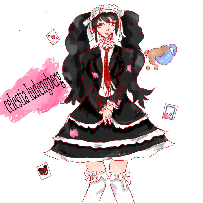 Celestia Ludenberg By Beboobopbop On Deviantart Celestia Ludenberg By Beboobopbop On Deviantart