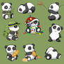 iconos pandas kawaii!!! :3