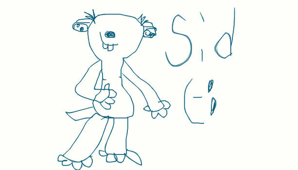 My drawing of Sid the sloth