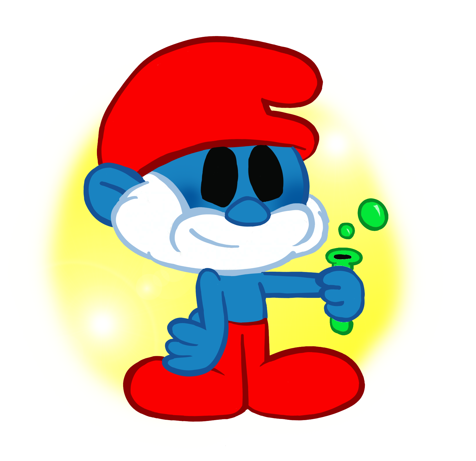 Chibi Papa Smurf