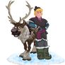 Kristoff And Sven Pixel