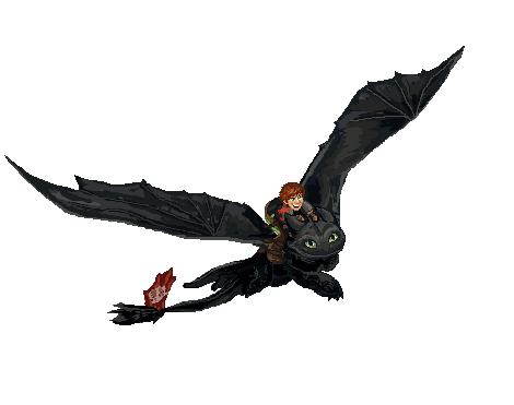 Hiccup And Toothless - Pixel