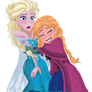 Anna And Elsa - Hug