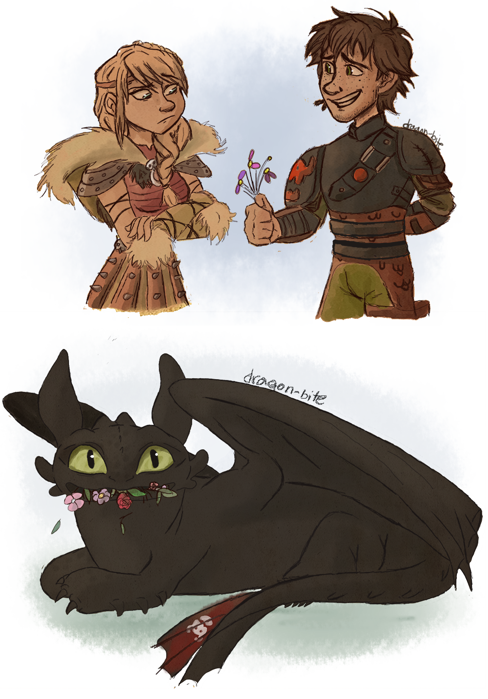 Flowers for you by Wiccatwolf on DeviantArt