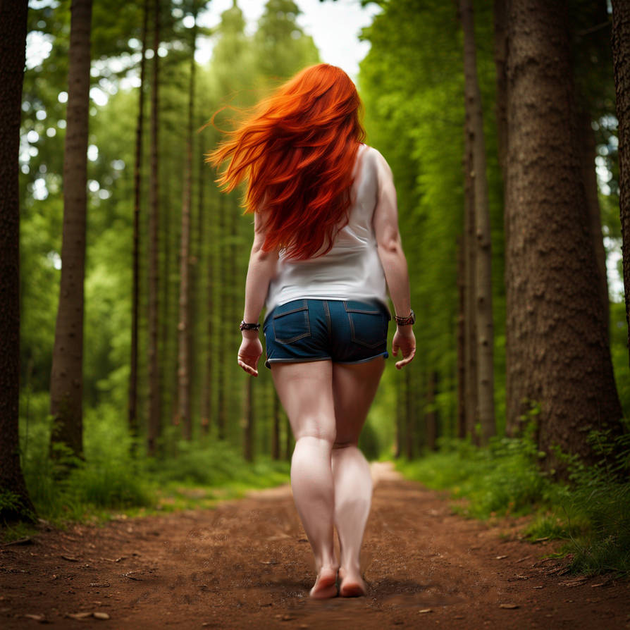 Barefoot in Forest by psalzone on DeviantArt