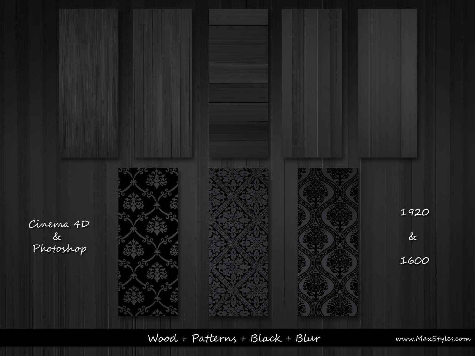 Wood + Pattern + Black + Blur by vStyler