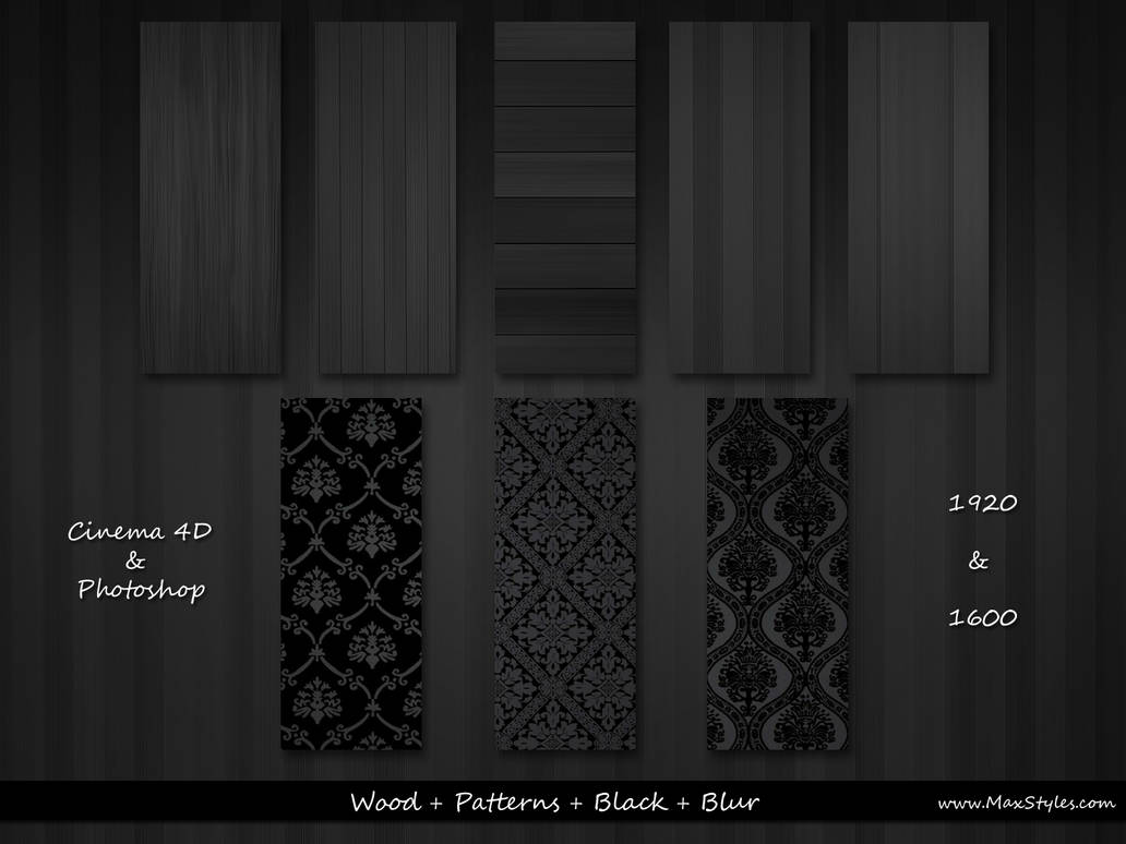 Wood + Pattern + Black + Blur by vStyler