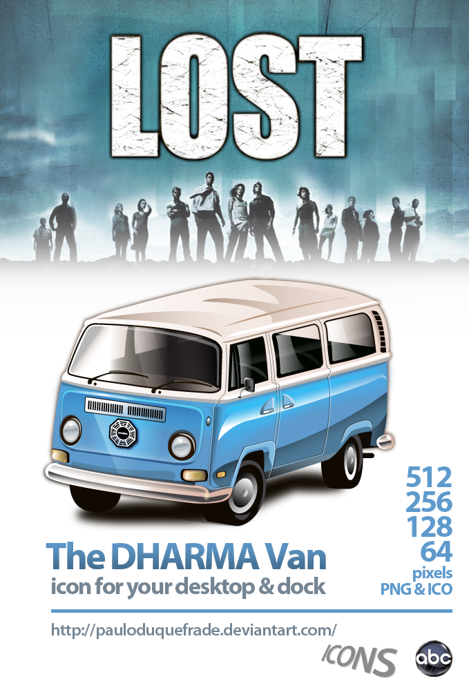 VW LOST Dharma Van icons
