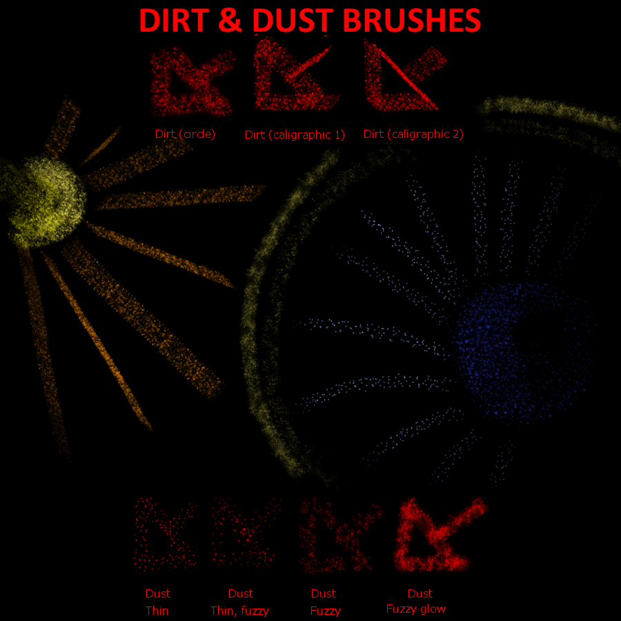 Dirt and Dust brushes by xTernal7 on DeviantArt