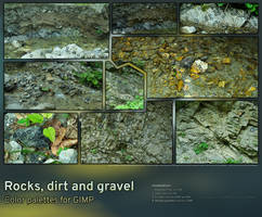 Rocks, dirt and gravel | Color palettes for GIMP