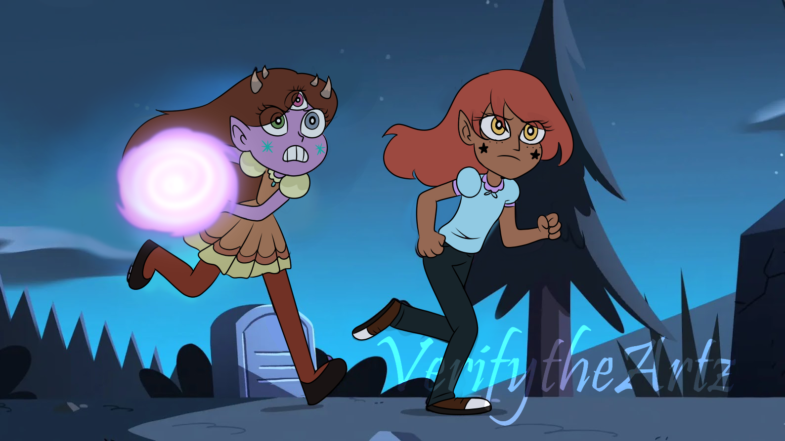 S4 Ep 13, Iris and Mira by Duskrye on DeviantArt