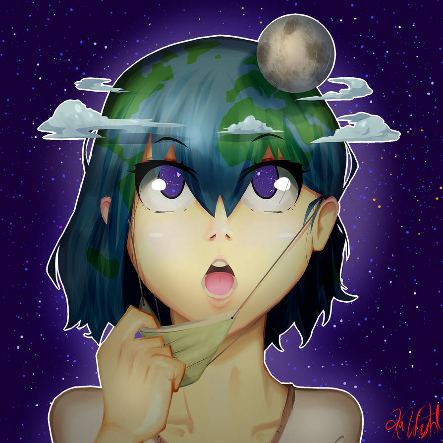 Drawing Earth Chan Step By Step By Artguykai On Deviantart