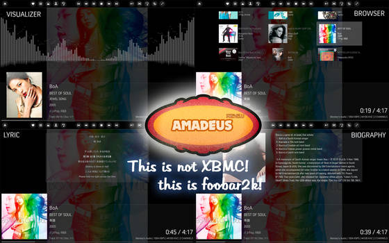 Amadeus v1 - A foobar2k HTPC skin