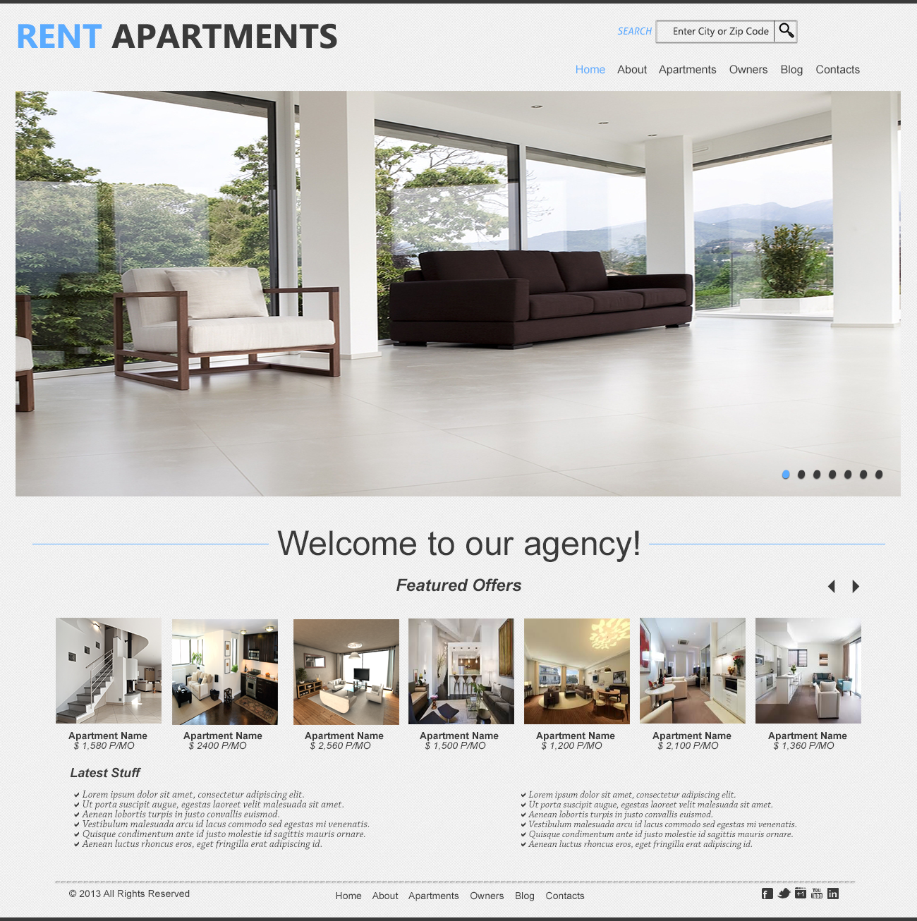 Rent Apartments - PSD Homepage Template by FasiullaKhan on DeviantArt Intended For Apartment Rental Flyer Template
