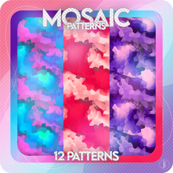 MOSAIC PATTERNS / 12 PCS