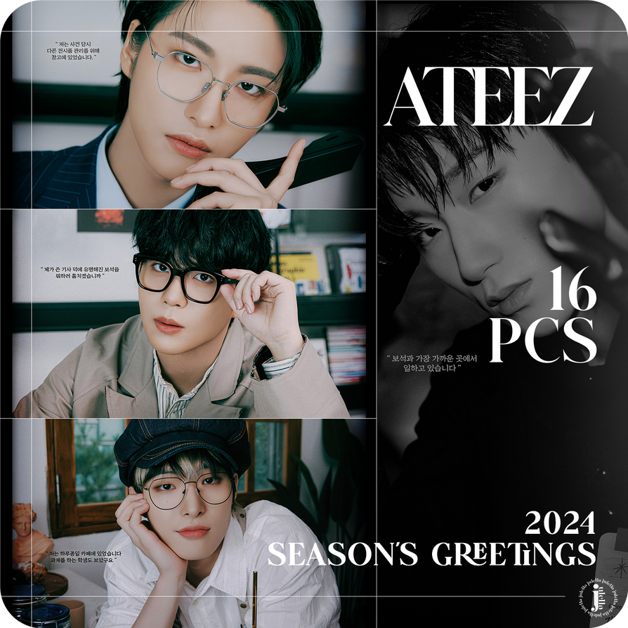 ATEEZ / 2024 SEASON'S GREETINGS by julella on DeviantArt