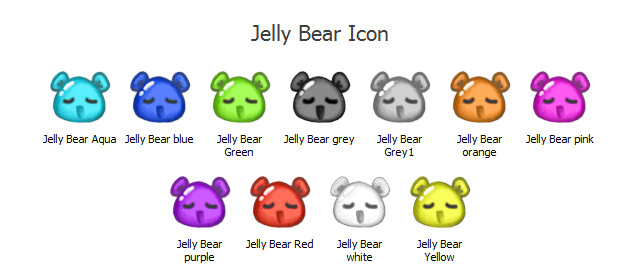 Jelly Bear Folder Icon