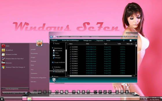 pink theme win7