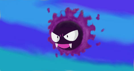 Gastly Muro Painting