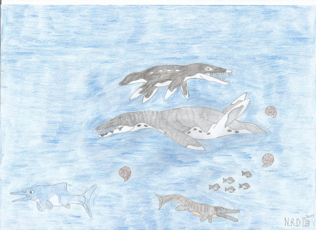 Jurassic Sea Monsters by NRD23456 on DeviantArt
