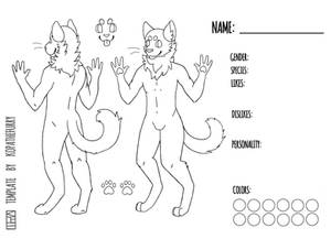 FREE - Male Feline Template / Base