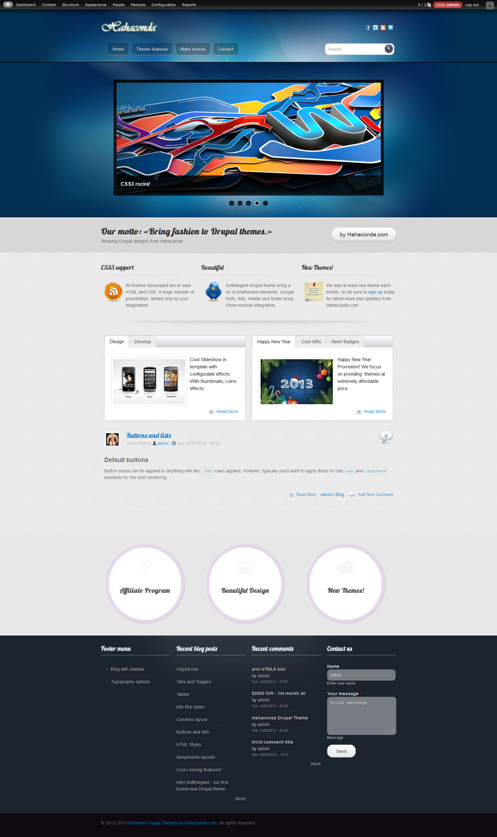 Softelegant Drupal Theme - Free