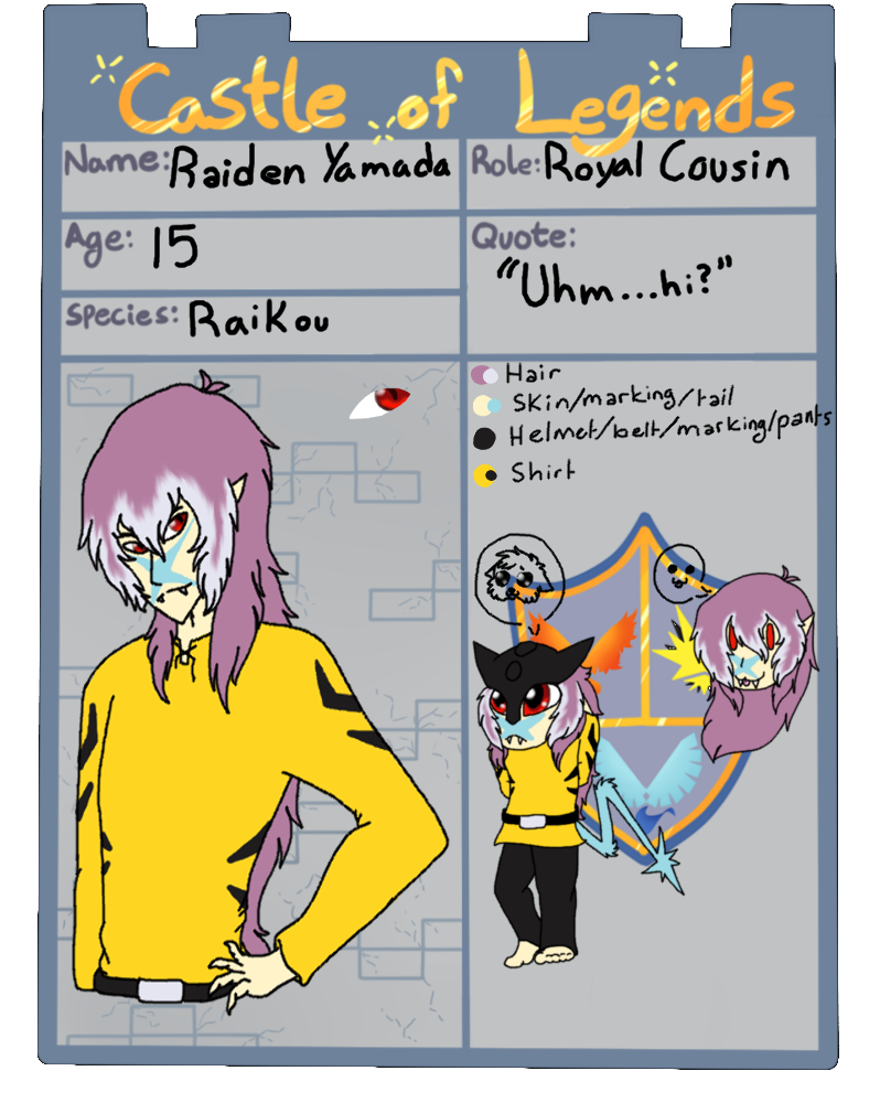 Coussin Raiden CastleOfLegends | DeviantArt
